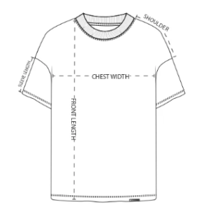 All the Measurements are in Inches